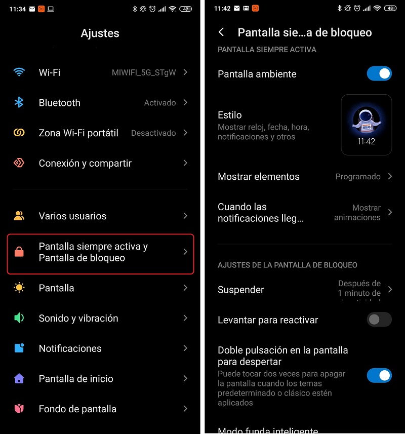 🎖 ▷ How to set up Ambient Display on a Xiaomi mobile with MI
