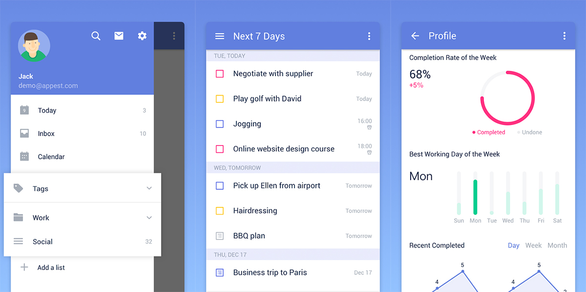 🎖▷ Manage all tasks to do with the TickTick app -